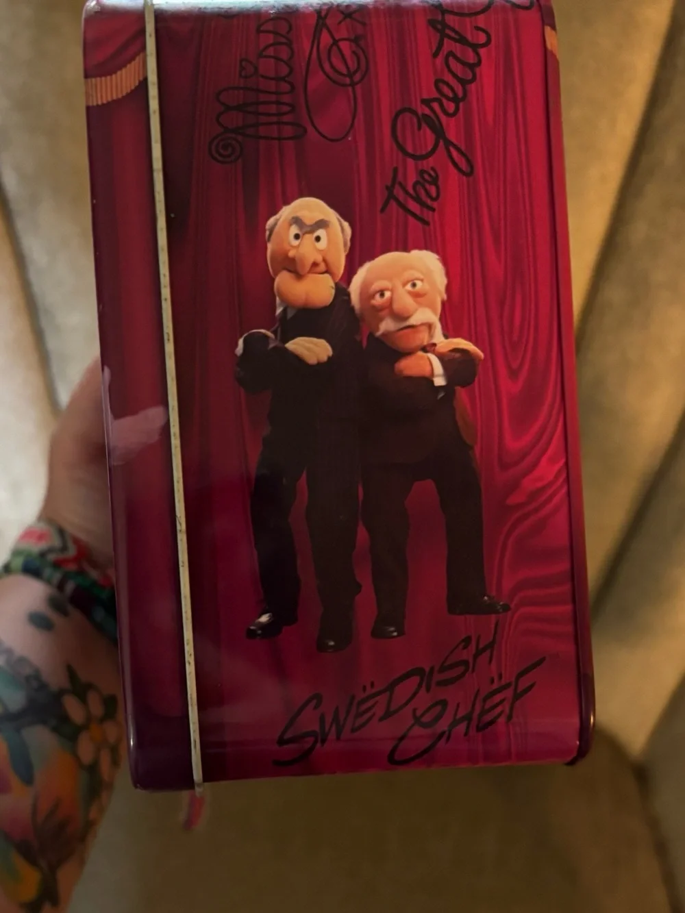 VINTAGE RARE MUPPET SHOW METAL LUNCHBOX RETRO 25 YEAES FROM 2003 COLLECTIBLE